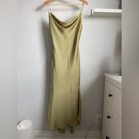 Sage green dress size 6 - Picture 1 of 3